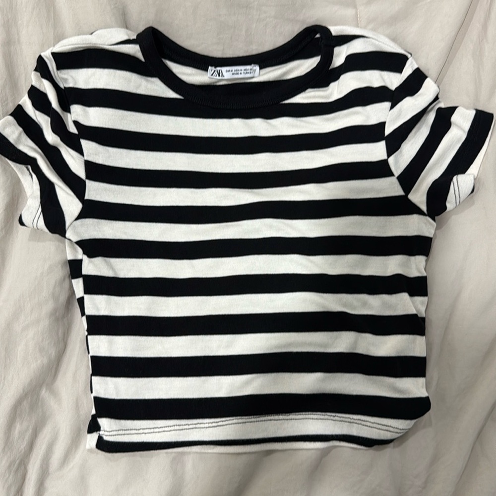 Stripped Crop Top